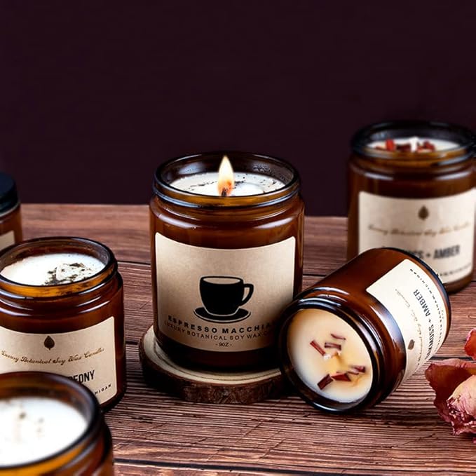 HANWER 240 PCS Double-Sided Candle Wick Stickers, Heat-Resistant Candle Stickers with The Little ‘‘Tail’’, Adhere Steady in Hot Wax Stickers for Candle Making