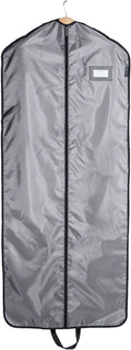 Covermates Keepsakes Garment Bag Set for Closet Storage and Travel – Breathable Suit and Dress Bags with ID Window and Carrying Handles – Heavy-Duty Hanging Wardrobe Protection Set, Grey