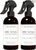 Muse Apothecary Home Ritual Active Odor Eliminator Spray - Furniture Deodorizer Spray & Bathroom Odor Eliminator for Home - Essential Oil Air Freshener - 4oz, Cara Orange + Fig + Blackberry Vanilla