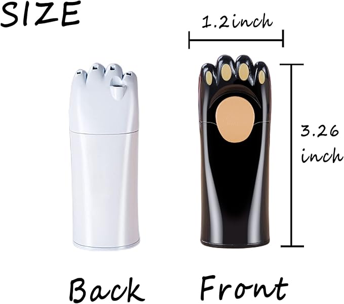 Windproof Lighter, Cool, Cute Cat Paw Design, Fillable, Adjustable, Butane Lighter, Gift for Men（No Gas）