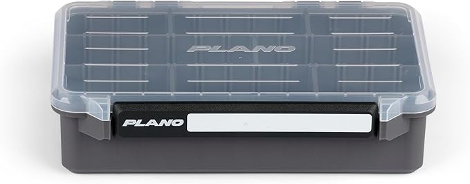 Plano StowAway 3600 Deep Stow Tackle Box with Corrosion-Preventive Rustricor, Single Latch Design, Transparent DuraView Lid, Stackable Storage for Fishing Bait, Lures and Gear