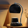Ceramic Candle Warmer Lamp with Timer Dimmer Fit for Candle Jars, Modern Design with 2 Bulbs, House Warming Gifts, New Home Decor, Mother's Day, Birthday Gifts (Black)