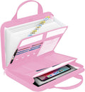 onvvippiv File Organizer Fireproof Expanding Accordion File Folder with Zipper Labels13 Pockets Document Organizer Holder Storage Box Bag for Business Office Receipt Home Travel