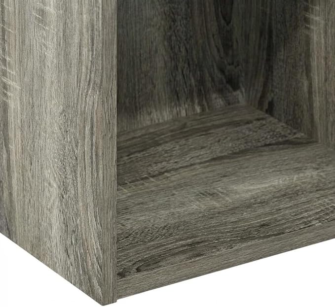 Furnifact French Oak Bookcase with Mid-Century Modern Design, Solid Wood Construction, Elegant Storage Solution for Living Room, Office, or Bedroom