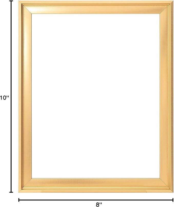 Pixy Canvas Floater Frame for Canvas Paintings, Wood Panels, Canvas Panels & Stretched Canvas Boards. Floating Frame fits 5/8", 3/4" & max 7/8" Deep Artwork (8 x 10 inch)