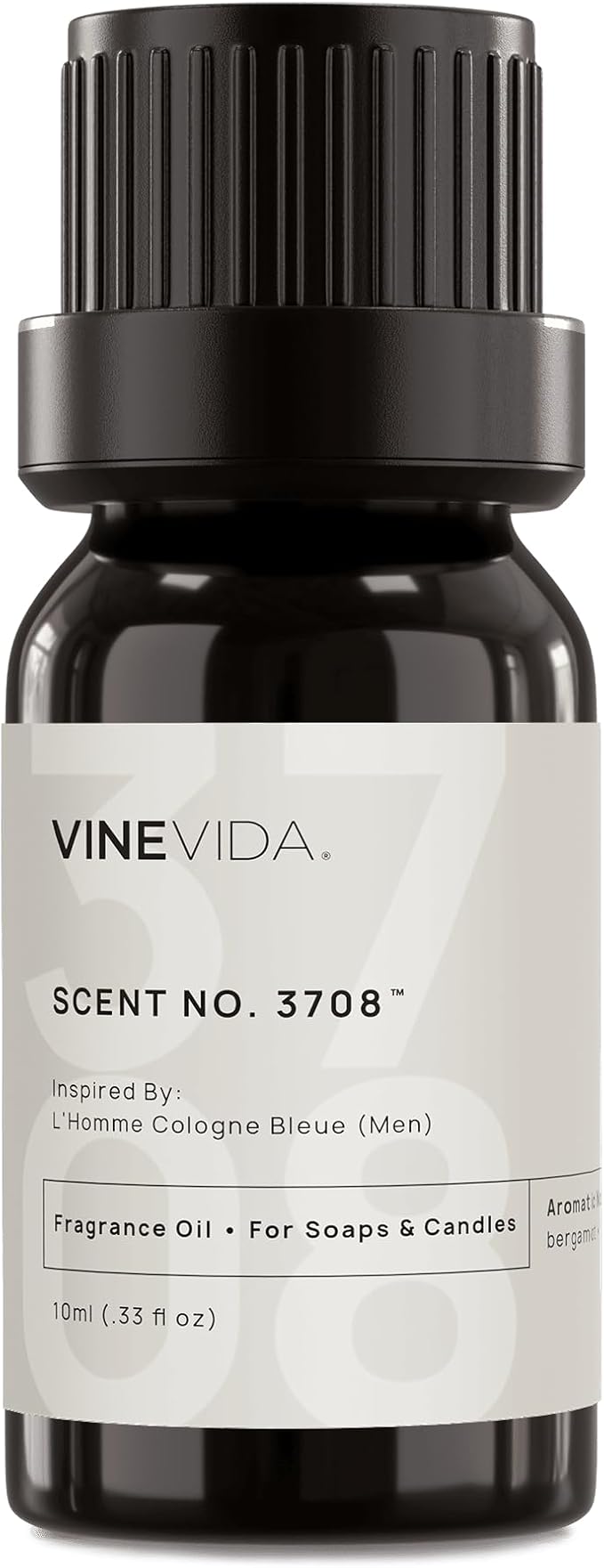 VINEVIDA [0.33 Oz] Inspired by: L'Homme Cologne Bleue (Men); Fragrance Oil for Candle Making and Soap Making - Premium Candle Scents for Soy Candles