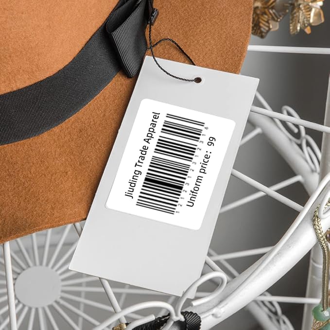 M110 Label Printer Paper, White Self-Adhesive Thermal Paper, Phomemo Label Compatible with M110 M120 M200 M220 M221 M150 M250 M260 M108 M100 Label Printer, 1.96"x1.18" (50x30mm), 230 Labels/Roll