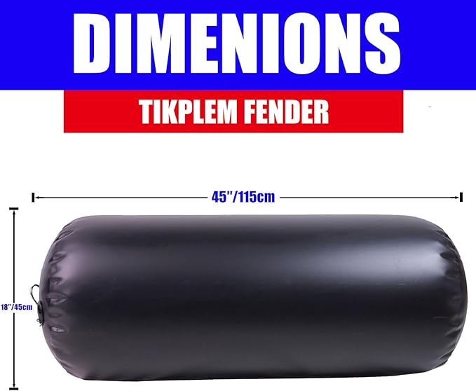 Big Heavy-Duty Inflatable PVC Boat Fender for Docking and Yacht Sailboats