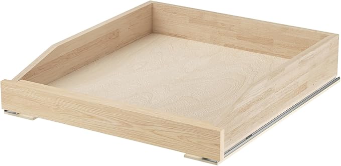 Pull Out Cabinet Drawer 19½” W x 21” D, Soft Close Pull Out Cabinet Organizer, Bottom Assembly