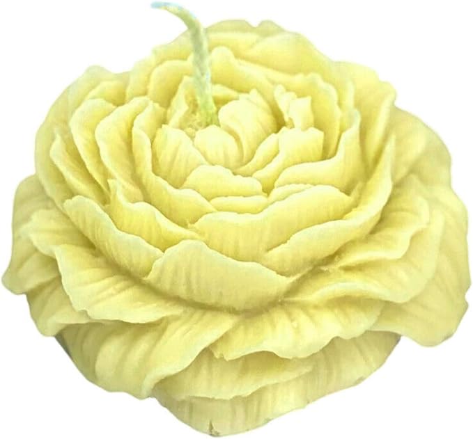 DIY Scented Peony Flower Candle (White)