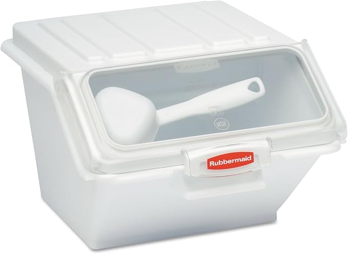 Rubbermaid® Commercial ProSaveTM Shelf-Storage Ingredient Bin RCP 9G60 WHI