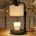 NITOWOLF Candle Warmer Lamp, Candle Lamp Warmer with Timer Adjustable Height Wax Warmer Lamp for Jar Candles, Birthday Gifts for Women House Warming Gifts (Black)
