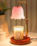 Funslive Flower Candle Warmer Lamp with Timer Dimmable, Candle Warming Light Height Adjustable, Birthday Gifts for Women, Candles Warmer Light for Jar Candles, House Warming Gifts New Home Decor