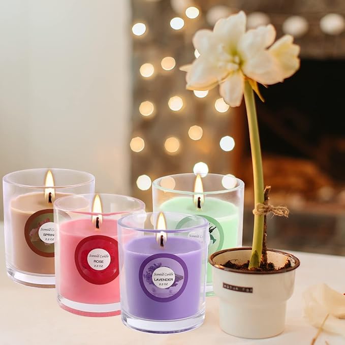 40pack Scented Candles Gift,Natural Soy Wax Jar Candles,Small Portable Tin Candles Set for Mom,Women,Teachers, Colleagues and Friends,2 OZ