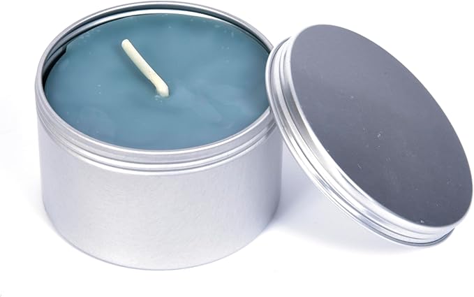 BeeTheLight Beeswax Jar Candle - 100% Pure USA Bees Wax in Glass Container - All Natural Light Honey Scent