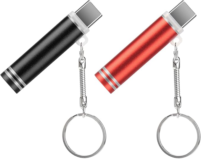 Blowing it II Electric Lighter USB C, Windproof Lighter for Phone, Plug in Phone and Blow to Work, No Need Charging, ONLY for Smart Phone with USB-C Port【Red 1pcs + Black 1pcs】