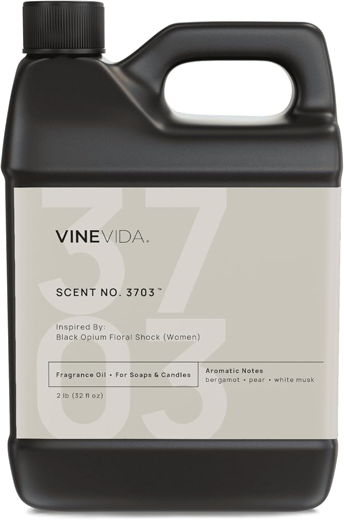 VINEVIDA [32 Oz] Inspired by: Black Opium Floral Shock (Women); Fragrance Oil for Candle Making and Soap Making - Premium Candle Scents for Soy Candles