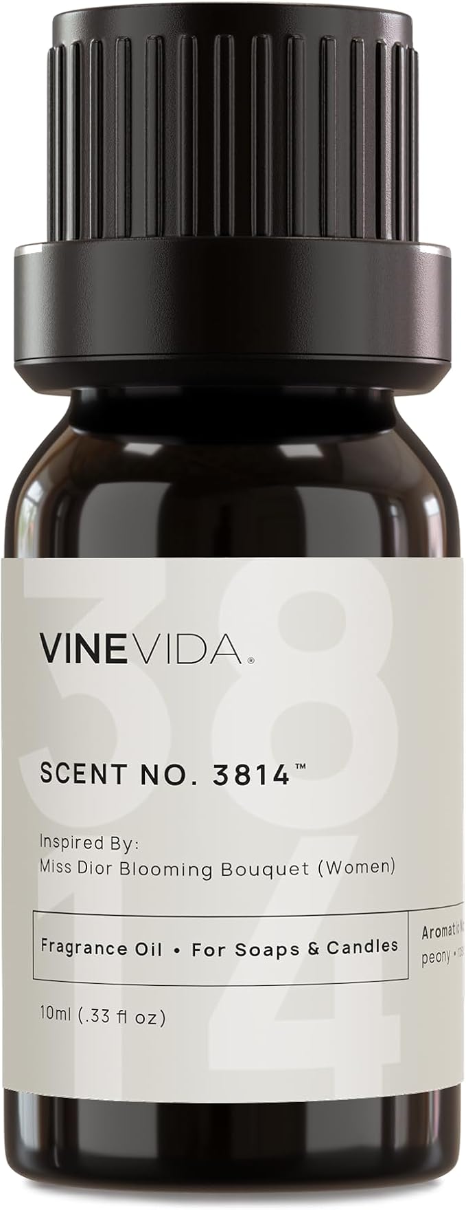 VINEVIDA [0.33 Oz] Scent No. 3814 Inspired by Miss Blooming Bouquet (Women); Fragrance Oil for Candle Making and Soap Making - Premium Candle Scents for Soy Candles