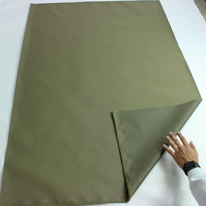 Mybecca Waterproof Canvas Marine Fabric 600 Denier Indoor/Outdoor PU Backing UV Protector Foliage 5 Yards