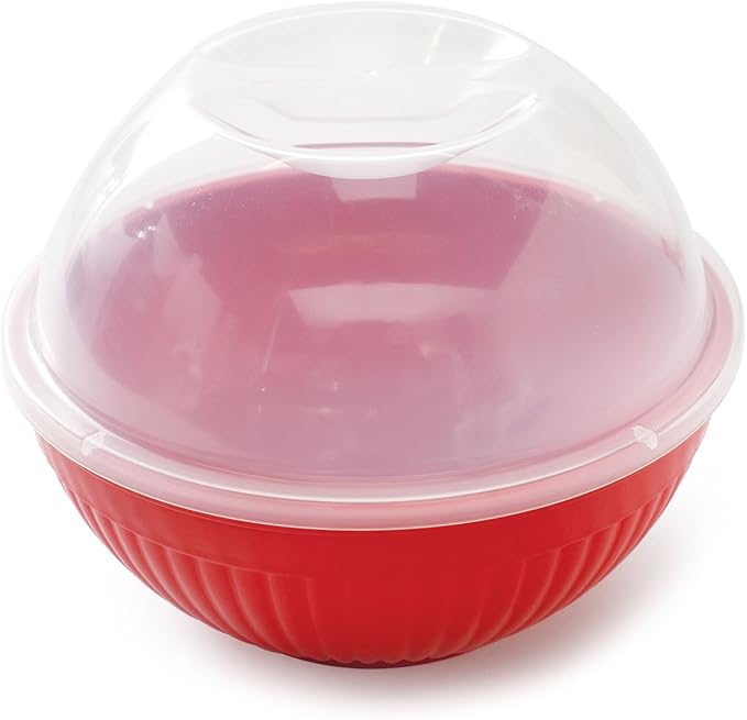 Nordic Ware Quick Pop Single Serve Popper, Red, 8 Cup
