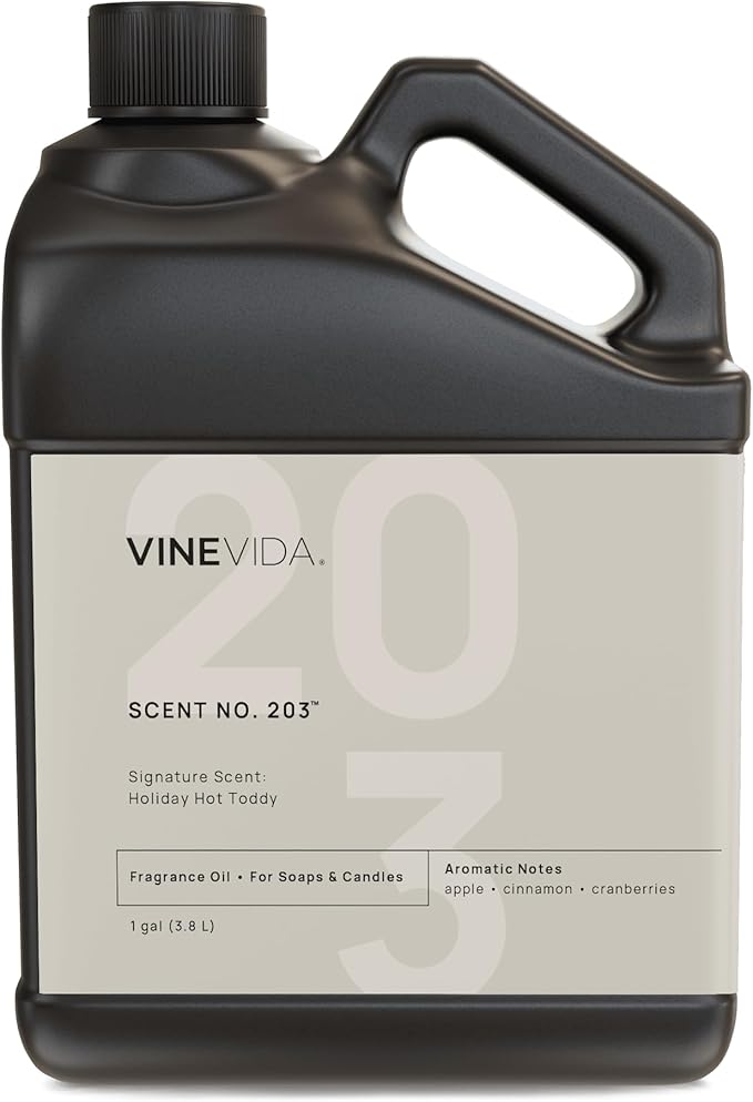 VINEVIDA [128 oz] Scent Holiday Hot Toddy; Fragrance Oil for Candle Making and Soap Making - Winter & Holiday Oils