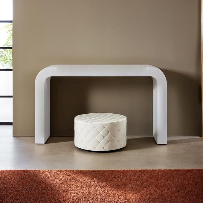Stylish Modern Console Table with Curved Design, Crafted from Premium Materials