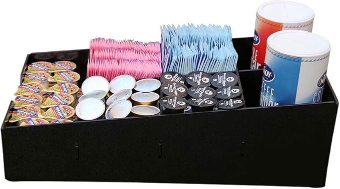 HAITIAN Paper Cup Holder 4mm thickness ABS Material Color Black (7 compartments)