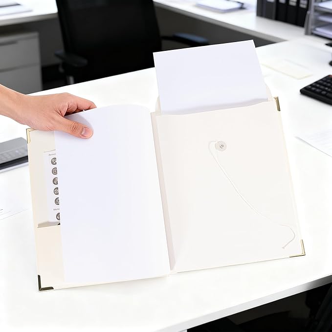 Life Organizer Important Document Organizer Expanding File Folder with Labels for Passports, Birth Certificates, Social Security Cards, Photos, Letters
