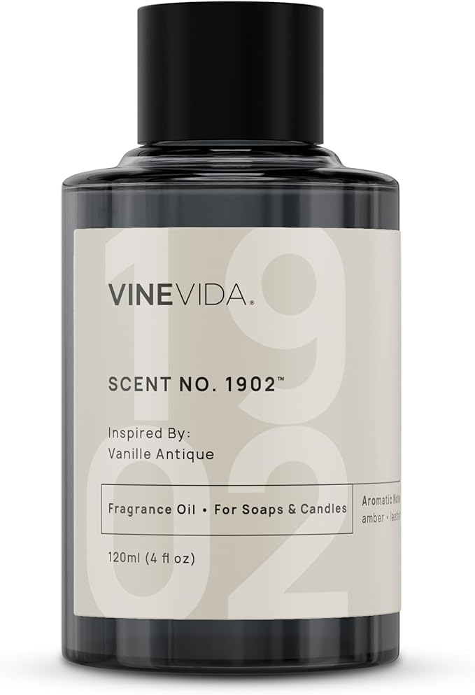 VINEVIDA [4 Oz] Inspired by: Vanille Antique; Fragrance Oil for Candle Making and Soap Making - Premium Candle Scents for Soy Candles
