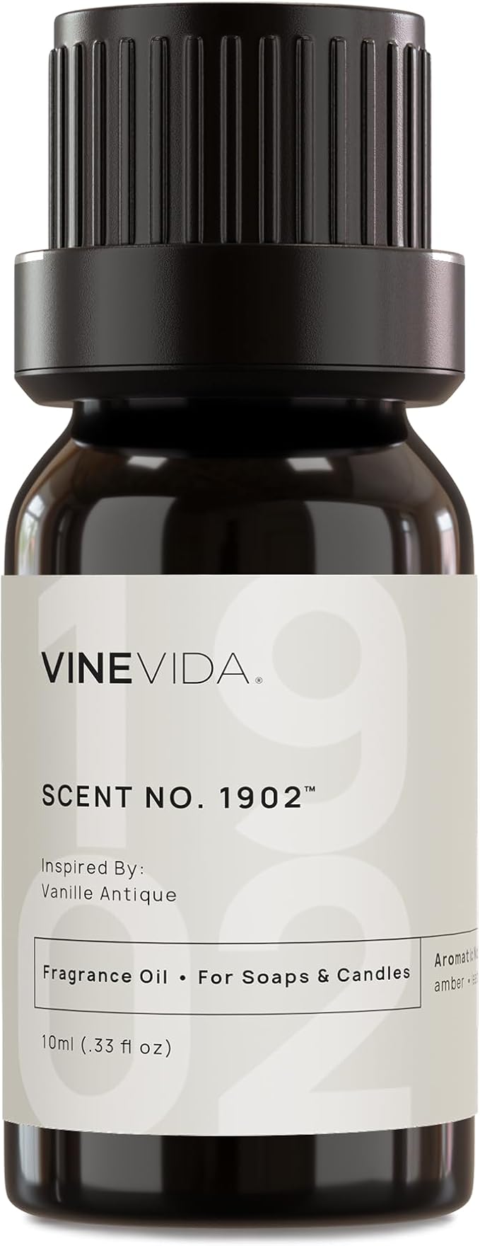 VINEVIDA [0.33 Oz] Inspired by: Vanille Antique; Fragrance Oil for Candle Making and Soap Making - Premium Candle Scents for Soy Candles