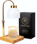Candle Warmer Lamp with Timer and Dimmer, Adjustable Height Electric Candle Warmer for Jar Candles, Flameless Wax Melt Warmer Lamp, Housewarming Gift Home Decor for Women – DN Collection