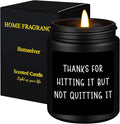 Homsolver Romantic Valentine Gifts for Men, Wedding Anniversary Christmas Valentines Day Gift for Him Boyfriend Husband-Thanks for Hitting It But Not Quitting It-Sandalwood Scented
