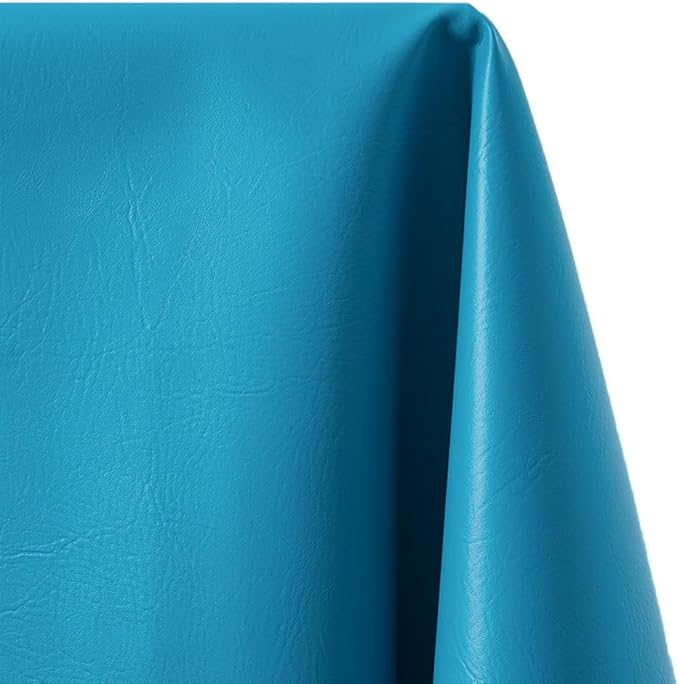 Ottertex Vinyl Fabric Faux Leather Pleather Upholstery 54" Wide by The Yard (1 Yard, Turquoise)