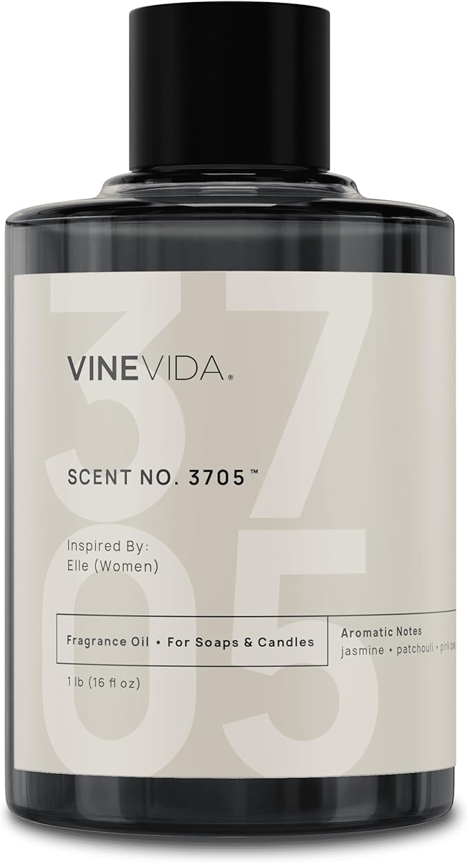 VINEVIDA [16 Oz] Inspired by: Elle (Women); Fragrance Oil for Candle Making and Soap Making - Premium Candle Scents for Soy Candles