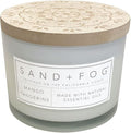 Sand + Fog Scented Candle - Mango Tangerine – Additional Scents and Sizes – 100% Cotton Lead-Free Wick - Luxury Air Freshening Jar Candles - Perfect Home Decor – 12oz