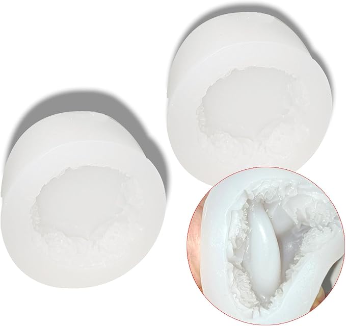 2PCS Rose Silicone Molds, Candle & Soap Molds for DIY Handmade Peony Flower