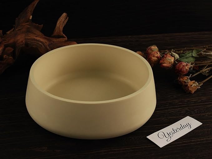 Large Silicone Bowl Mold,Silicone Molds for Resin Concrete Cement, Big Container Storage Mold Jewelry Candle Holder Mold Storage Tray Mold Plant Pot Mold DIY Storage Art Crafts(A), RH0434