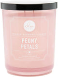 DW Home Peony Petals Scented Candle for Home, 15 oz, Large Double Wick Candle Jar, Up to 56H Burn Time, Luxury Scented Candle for Relaxation, Gifting, Home Décor