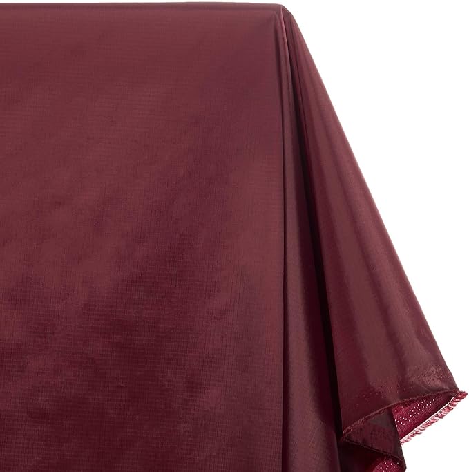 Ottertex Nylon Ripstop Fabric Waterproof Heavy Duty Outdoor Lightweight By The Yard Wholesale - Wine (5 Yards)