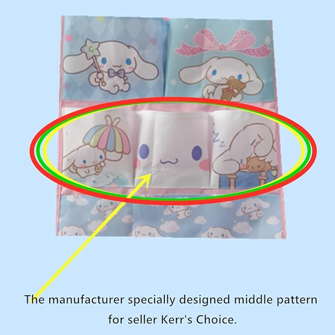 Kerr's Choice Wall Door Closet Hanging Storage Bag Cute Wall Bag Cute Nursery Room Decor Room Storage Gift for Girls Women