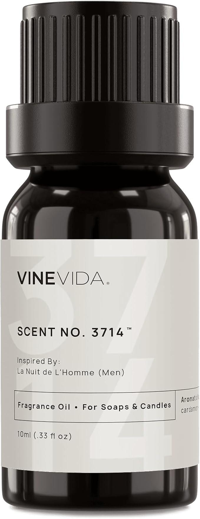 VINEVIDA [0.33 Oz] Inspired by: La Nuit de L'Homme (Men); Fragrance Oil for Candle Making and Soap Making - Premium Candle Scents for Soy Candles