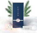Foton Pearled Candle 18 Oz - Festive Fir Christmas Tree Scented Non Toxic Long Lasting Powder Wax Sand Candles up to 120 Hours - Refillable Pearl Candle Sand with 30 Wicks