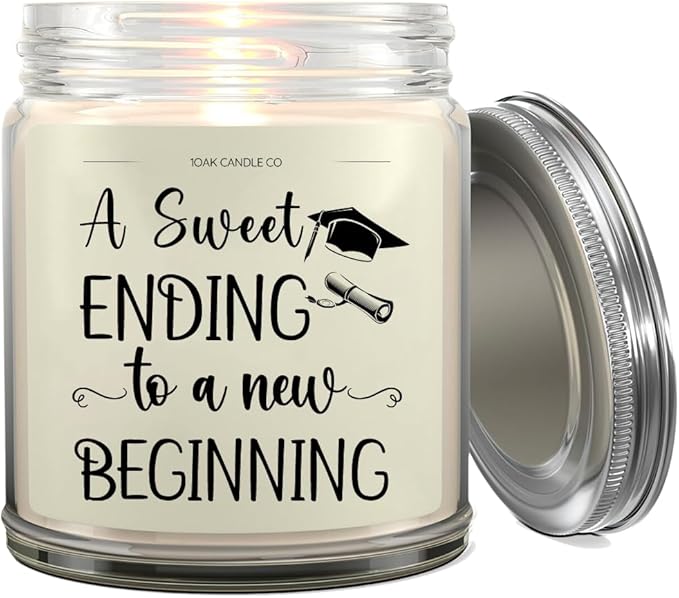 1OAK Graduation Candle - 2026 Graduation Gifts for Her, Him - College, High School Senior 2026 - Vanilla Scented Candles Gifts for Women