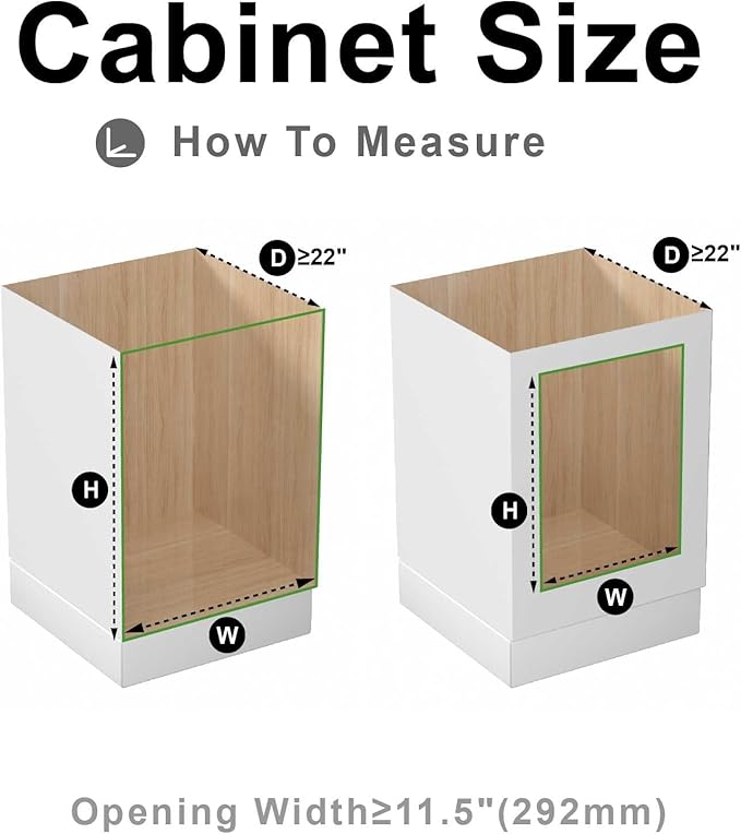 2 Tier Pull Out Cabinet Organizer,(11½"W x 22" D) Soft Close Slide Out Drawer For Kitchen Base Cabinet, Individual Pull Out Shelf, Roll Out Pantry Organization, 22 Inch Deep