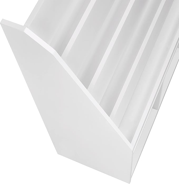 RiverRidge Kids 4 shelves Three Cubbies Bookrack, White (02-251), 11.81"D x 35"W x 36"H