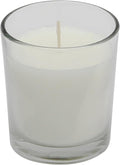 Stonebriar 12 Hour Long Burning Unscented Wax Filled Votive Holders, 12 Pack, White