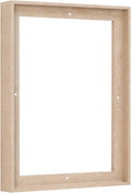 Pixy Canvas Floater Frame 4x8 for 1-1/2 (1.5) inch Deep Canvas Paintings/Canvas Prints/Wood Canvas Panels/Wall Art/Wall Decor/Home Decor/Artwork (Nordic White Oak, 4 x 8 inch, Portrait)