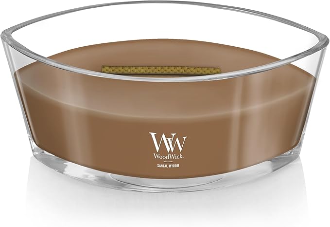 WoodWick Ellipse Candle Santal Myrrh 16 oz.