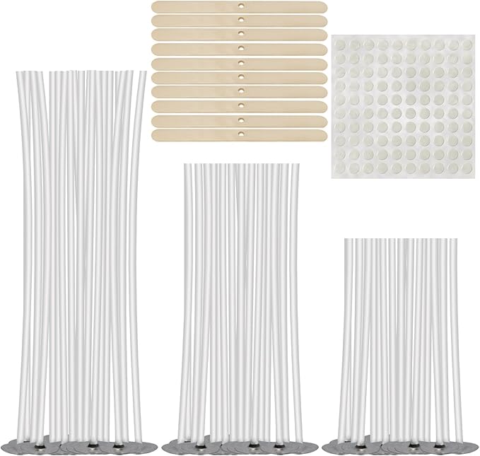 150 Pcs Candle Wicks Kit, Pre Waxed Cotton Wick with 150 Pcs Wick Stickers and 10 Pcs Candle Wick Holders for Soy Wax, Beeswax, Coconut Wax Candle Making and DIY