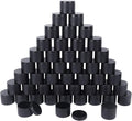 48 Pack 8 oz Black Metal Candle Tins with Lids, Round Bulk Metal Candle Jar, Matte Finish for DIY Candle Making and Storage